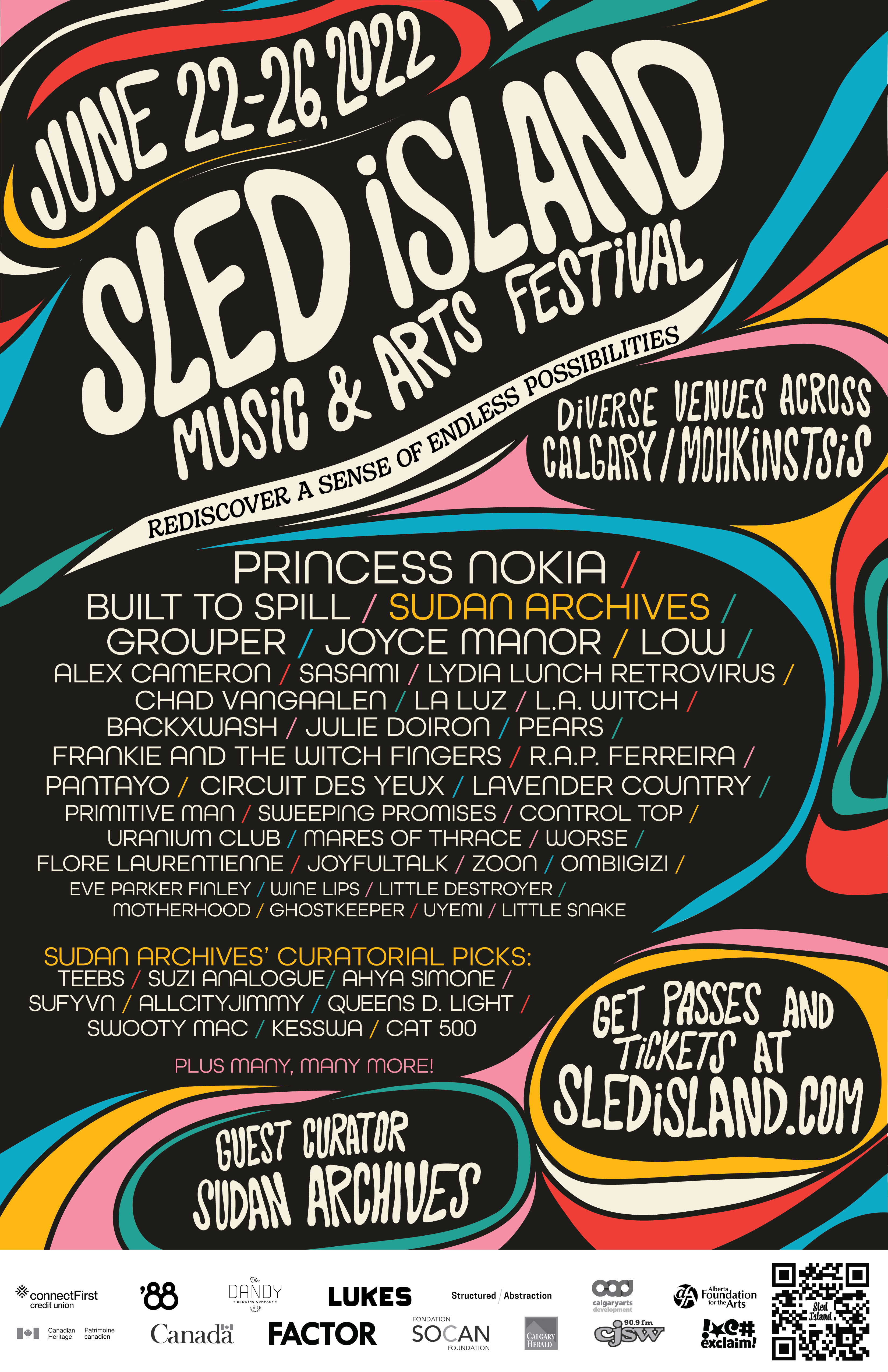 Sled Island 2022 Full Music Lineup Announced Sled Island